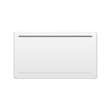 Radiateur Èlectrique fixe a inertie seche cÈramique 1500W OCEANIC Rubis - Design galbÈ - Blanc - NF