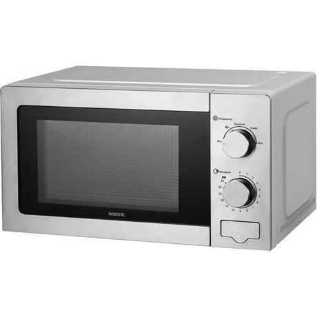 Micro-ondes monfonction OCEANIC MO20S Silver L45x H24 x P32,1 cm 20L