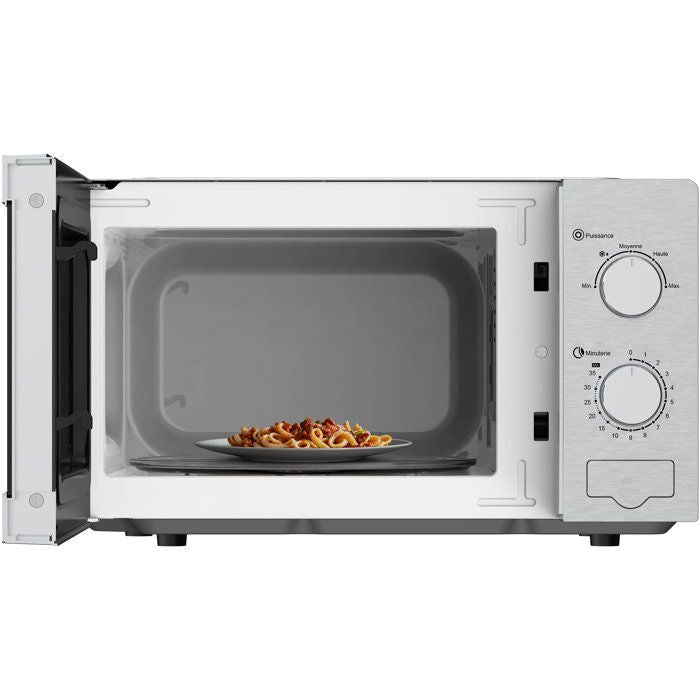 Micro-ondes monfonction OCEANIC MO20S Silver L45x H24 x P32,1 cm 20L