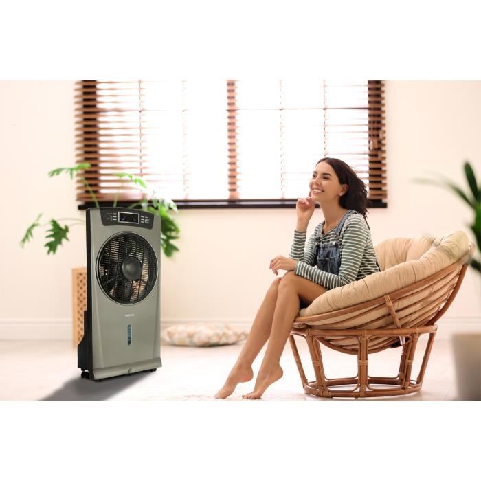 Rafraîchisseur d'air sans évacuation 4 en 1 OCEANIC - Ventilateur - Brumisateur - Purificateur d'air - 90 W