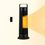 Radiateur soufflant oscillant - Céramique - OCEANIC - 2000 W - Télécommande -  Noir