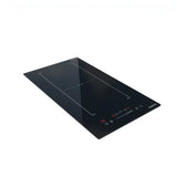 Domino induction encastrable - OCEANIC - OCEATI2Z2BF - 2 foyers avec zone flexible- 3600 W - Noir