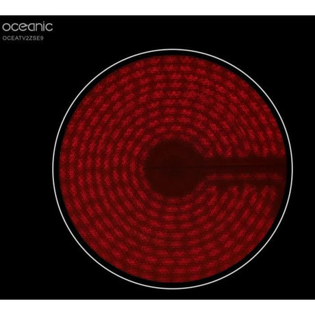 Plaque de cuisson vitrocéramique OCEANIC - 2 foyers - 2900W - commandes sensitives