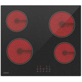 Table de cuisson vitrocéramique - OCEANIC - 4 foyers - Noir