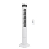 Ventilateur colonne OCEANIC - 50W - Hauteur 110 cm - Oscillation automatique - TÈlÈcommande - Minuterie - Blanc