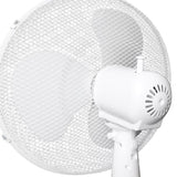 Ventilateur sur pied OCEANIC - 45W - Diametre 40 cm - Hauteur rÈglable - Oscillation - Blanc