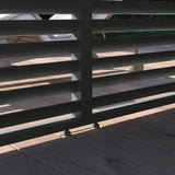 Panneau brise-vue - OMBREA - Ventelles horizontales - 1 m - Aluminium - Anthracite