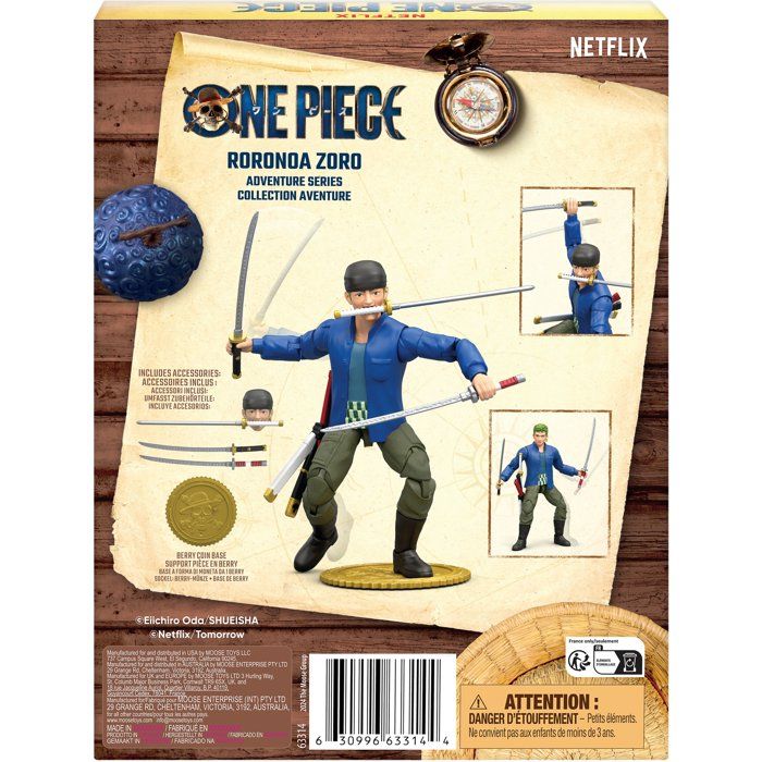 Figurine articulée - ONE PIECE - Zoro - 15 cm - Des 4 ans