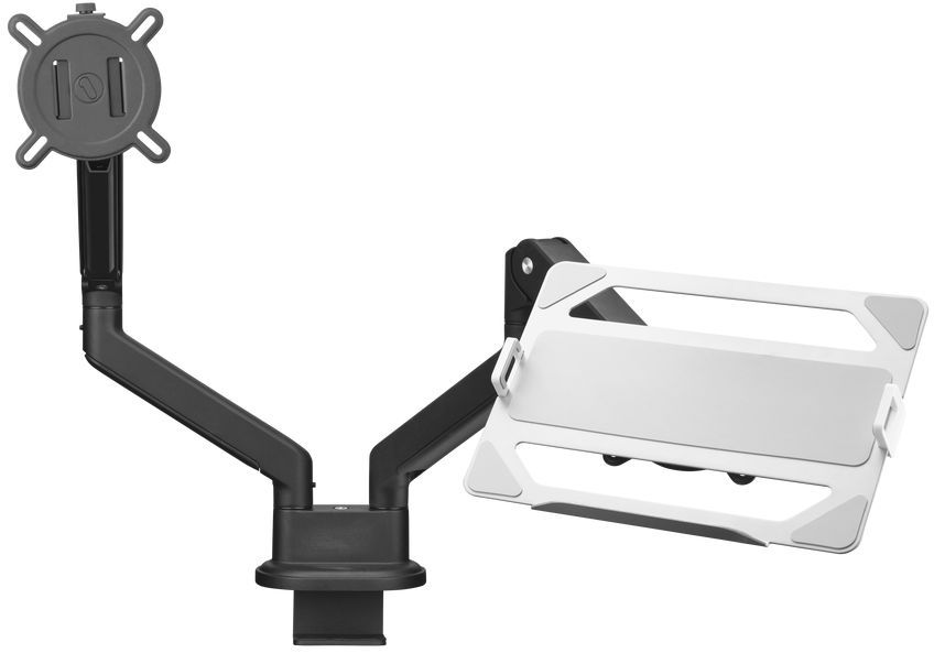 Support pour ordinateur portable - ONE FOR ALL - Vesa 75 - 10 a 17'' max - 9 kgs max - Réglage de la largeur - Rebord de sécurité