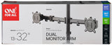 Support moniteur Smart - ONE FOR ALL - Vesa 100 - Double Bras - 13 et 32'' - 8kgs max - Hauteur réglable - Noir