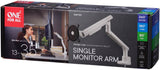 Support moniteur Dynamic - ONE FOR ALL - Vesa 100 - Simple Bras - 13 et 32'' - 8kgs max - Hauteur réglable - Blanc