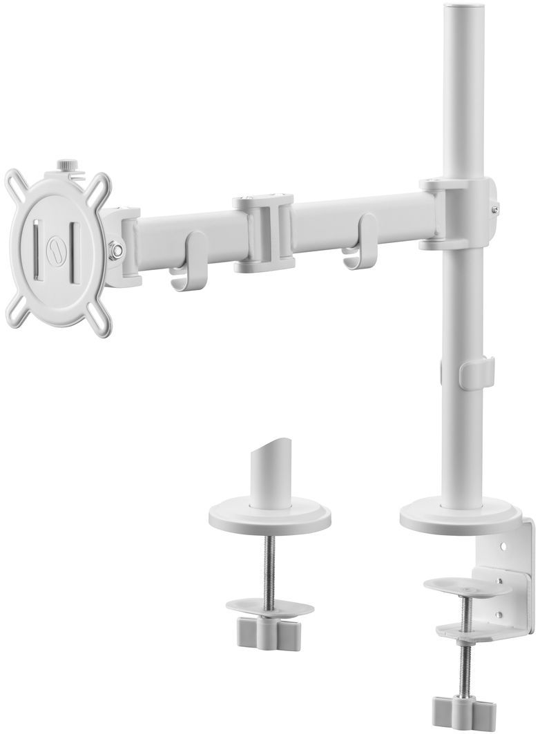 Support moniteur Smart - ONE FOR ALL - Vesa 100 - Simple Bras - 13 et 32'' - 8kgs max - Hauteur réglable - Blanc