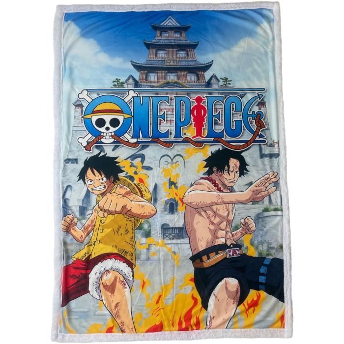 Couverture Sherpa - ONE PIECE - Marine Ford - 100 x 150 cm