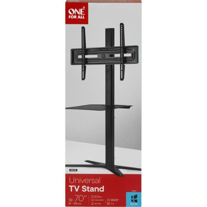Support mural TV - ONE FOR ALL - WM 4672 - Inclinable 15° - Orientable 90° - Pour écrans 32-70''