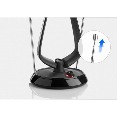Antenne d'intérieur amplifiée - ONE FOR ALL - Avec portée de réception de 15 km - Excellente réception TNT - Filtre 3G/4G/5G/LTE