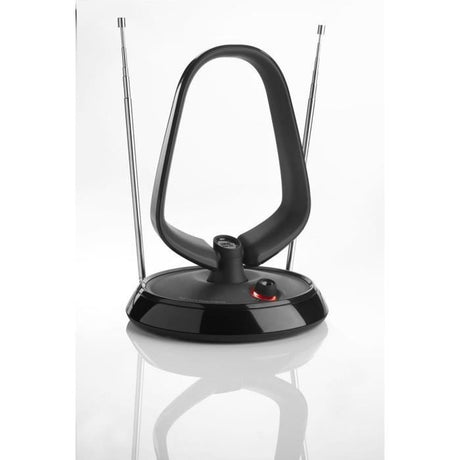 Antenne d'intérieur amplifiée - ONE FOR ALL - Avec portée de réception de 15 km - Excellente réception TNT - Filtre 3G/4G/5G/LTE