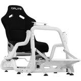 Cockpit de simulation - OPLITE - GTR S8 Infinity Force - Acier carbone - Blanc - Simracing haute performance