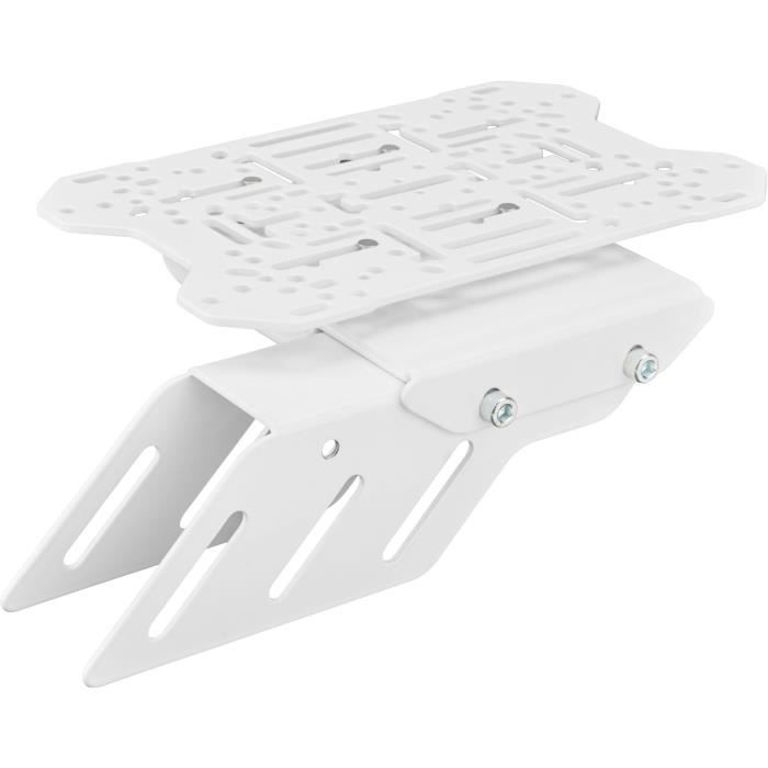 Support Simracing & Flightsim - OPLITE - Pour cockpit GTR S8 Full Force - Blanc - Compatible frein a main, boîte de vitesse, joystic
