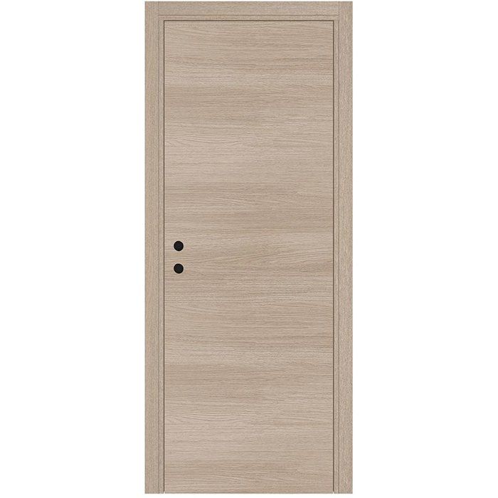 Bloc porte avec huisserie réversible et ajustable - OPTIMUM - Premium - Chene blond - H 204 x Ep 4,4 x L 73 cm