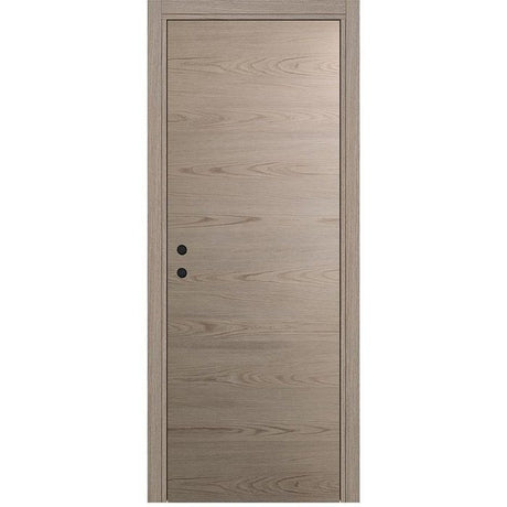 Bloc porte avec huisserie réversible et ajustable - OPTIMUM - Premium - Noisette - H 204 x Ep 4,4 x L 83 cm