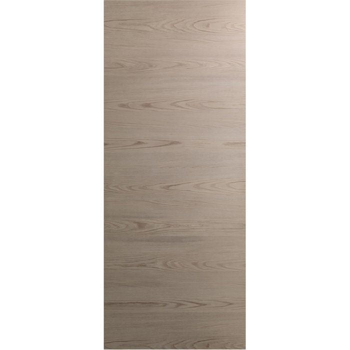 Porte coulissante - Noisette - H 204 x Ep 3,8 x L 93 cm - Non percée