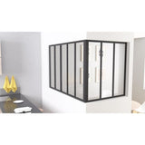 Poteau d'angle - OPTIMUM - H50 X L30 cm - Noir