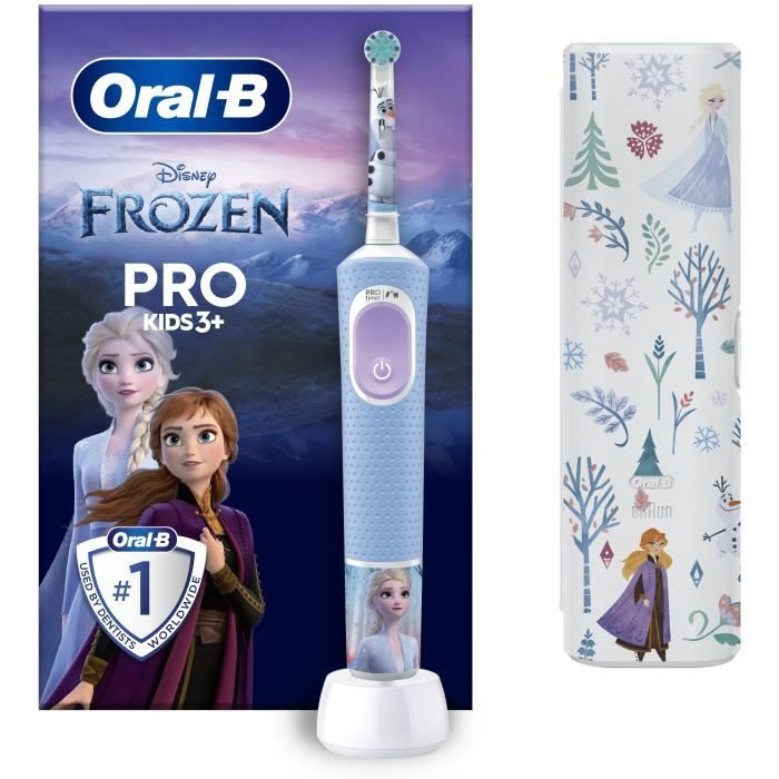 Brosse a dents électrique Oral B VITALITY Pro Kids La Reine Des Neiges + etui