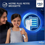 Oral-B Pro Kids3+ Brosse a dents électrique enfant La Reine Des Neiges, Disney, 1 étui de voyage, 1 Brossette Brossage Doux