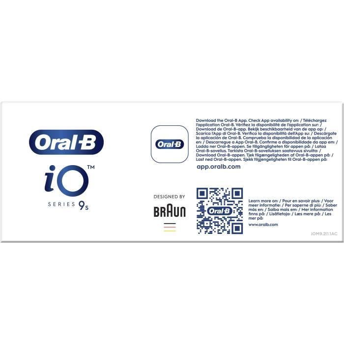 Brosses a dents - ORAL-B - iO9s Series - Rose Quartz (+1 refills) - Electrique