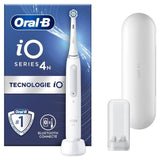 Brosse a dents Èlectrique ORAL-B iO4 connectÈe - blanche - 4 modes de brossage - 1 Brossette, 1 …tui De Voyage