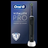 Oral-B Vitality Pro Brosse a Dents …lectrique Noire, 1 Brossette