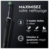 Oral-B Vitality Pro Brosse a Dents Électrique Noire, 1 Brossette