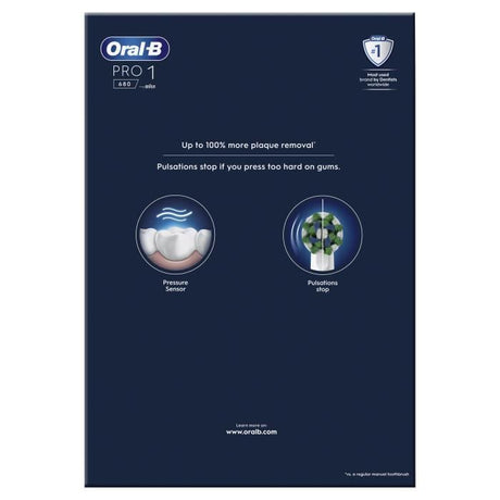 Oral-B Pro Series 1 Brosse a dents électrique duo Rose et noire, Nettoyage 3D, 2 brossette, 1 chargeur