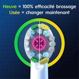 Brossettes ORAL-B - 3D White - Pack de 8 brossettes pour brosse a dent Èlectrique
