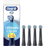 Brossettes - ORAL-B - iO refills Ultimate Clean - Pack de 4 - Noir