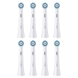 Brossettes - ORAL-B - iO refills Gentle Care - Pack de 8 - Blanc