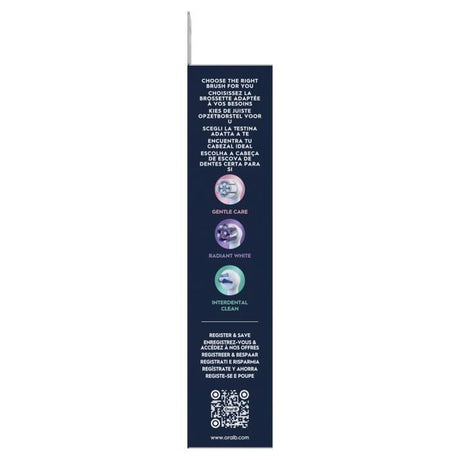 Brossettes - ORAL-B - iO refills Ultimate Clean - Pack de 8 - Blanc