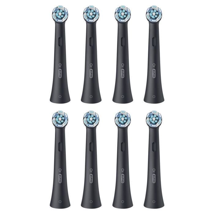 Brossette ORAL-B - iO refills Ultimate Clean - Pack de 8 - Noir