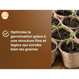Terreau Semis - OR BRUN - OBRTSEM6U - 6L - Améliore le Drainage - Rétention d'Eau Optimale