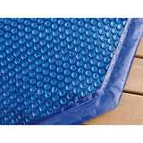 Bâche a bulles pour piscine bois UBBINK octogonale 300x490 - Bleue - 400 microns