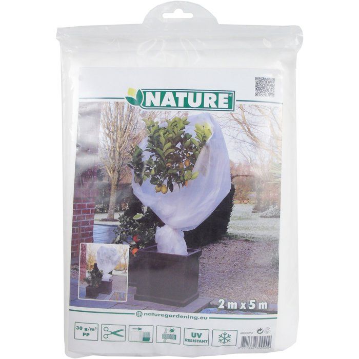 Voile d'hivernage - NATURE - 5 x 2 m - Blanc - 30 g/m²