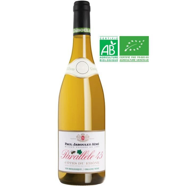 Maison Paul Jaboulet Ainé 2024 Côtes du Rhône - Vin blanc de la Vallée du Rhône - Bio