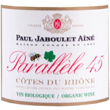 Maison Paul Jaboulet Ainé Parallele 45 Côtes du Rhône - Vin rouge de la Vallée du Rhône - Bio 2023