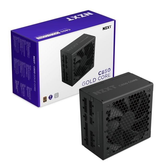 Alimentation PC - NZXT - PA-8G3BB-EU - C850 Gold Core - 80Plus Gold - Fully-modular - ATX 3.1 Power Supply - EU Power Cord