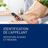 Téléphone Sans Fil Panasonic KX-TG1611FRH  DECT avec Répondeur et Écran LCD