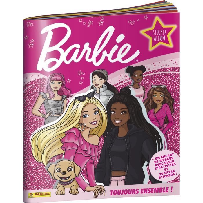 Album de stickers Barbie Toujours Ensemble ! - Panini - 176 stickers base, brillants et pailletés