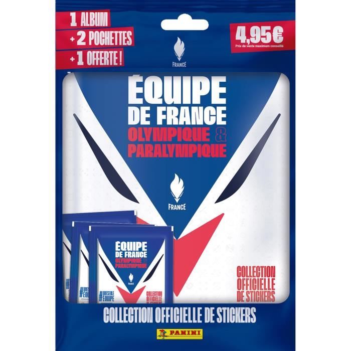 Album de stickers + pochettes - PANINI - JO 2024 Equipe de France