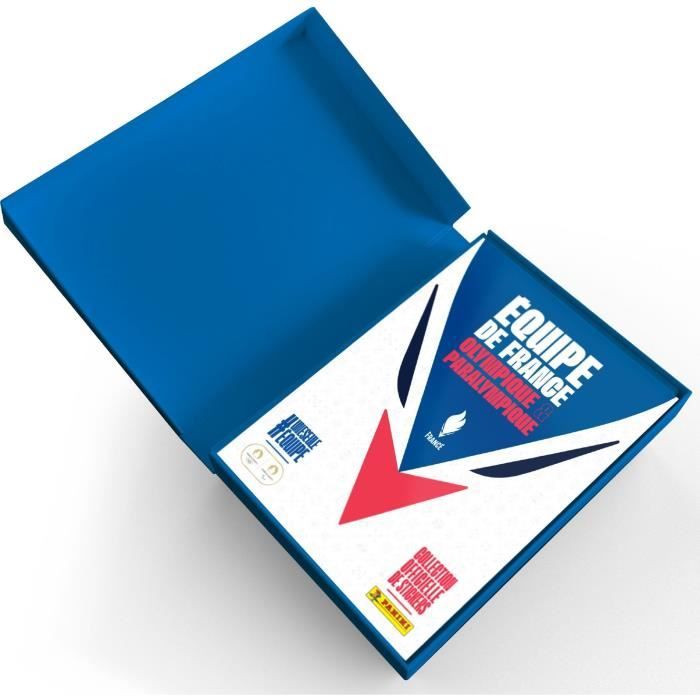 PANINI JO 2024 Equipe de France, Coffret premium Album de stickers, album + 20 pochettes + 3 offertes