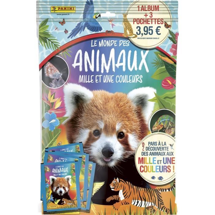 Pack de démarrage - PANINI - Animaux 2025 - Album + 3 pochettes - 15 stickers