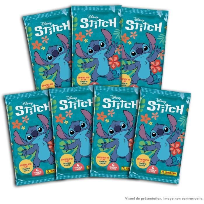 Boîte métal - PANINI - STITCH TC - 7 pochettes - 42 cartes